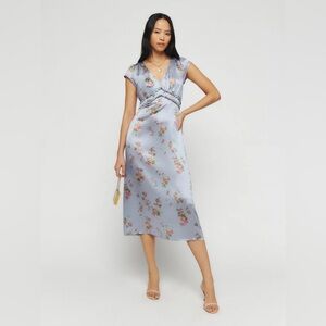 NWT Reformation Kaye Silk Dress